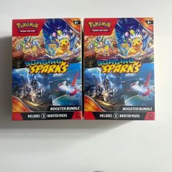 Pokemon Surging Sparks Booster Bundle X2