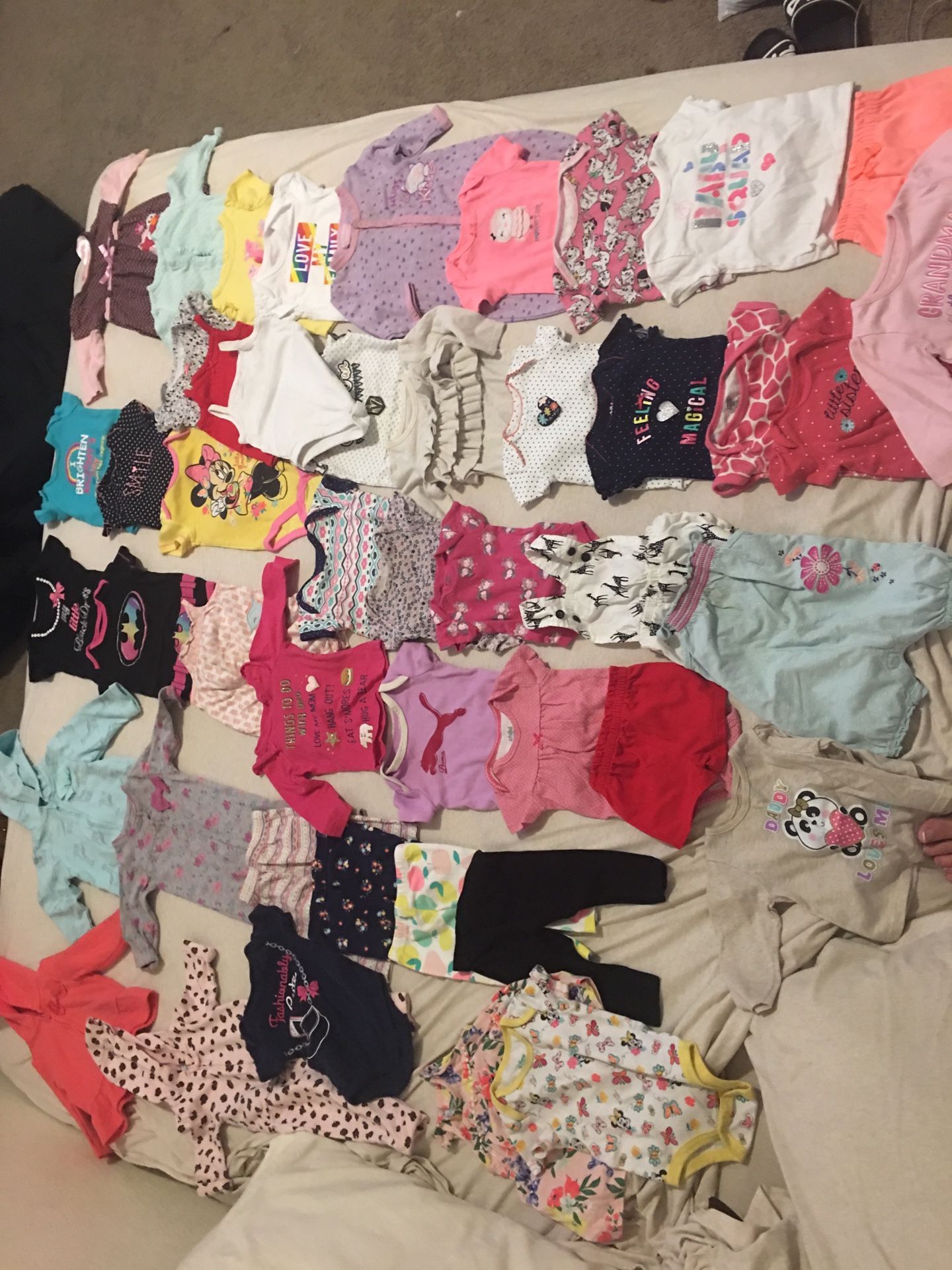 Baby girls clothes 3-6 months like new over 50 pieces