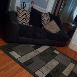 Sectional For Sale W/ Rug $500