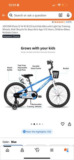 18 Inch Pluto Bike