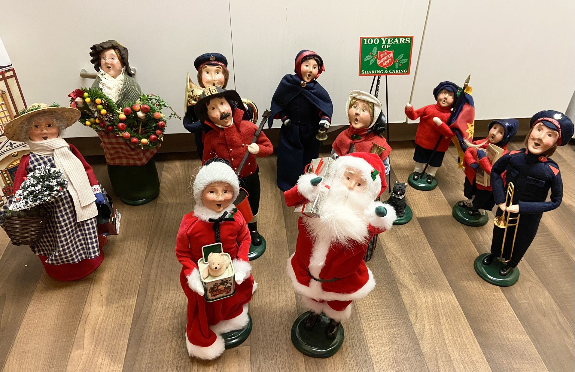 Carefully Stored - Byer’s Choice Christmas Holiday Caroler Collectibles