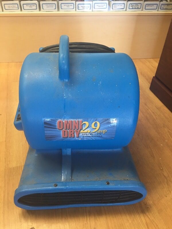 Omni Dry 2.9 amp 1/4hp floor fan