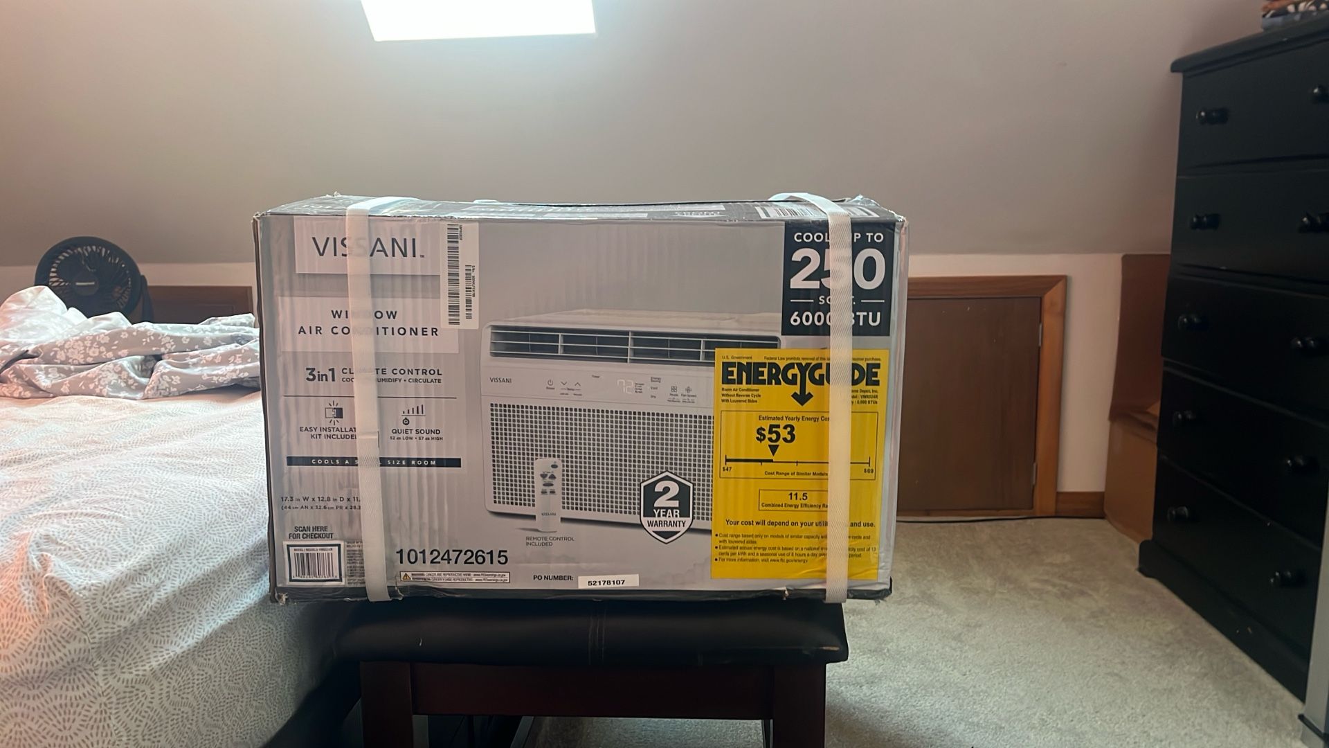 Vissani 6,000 BTU Window Air Conditioner