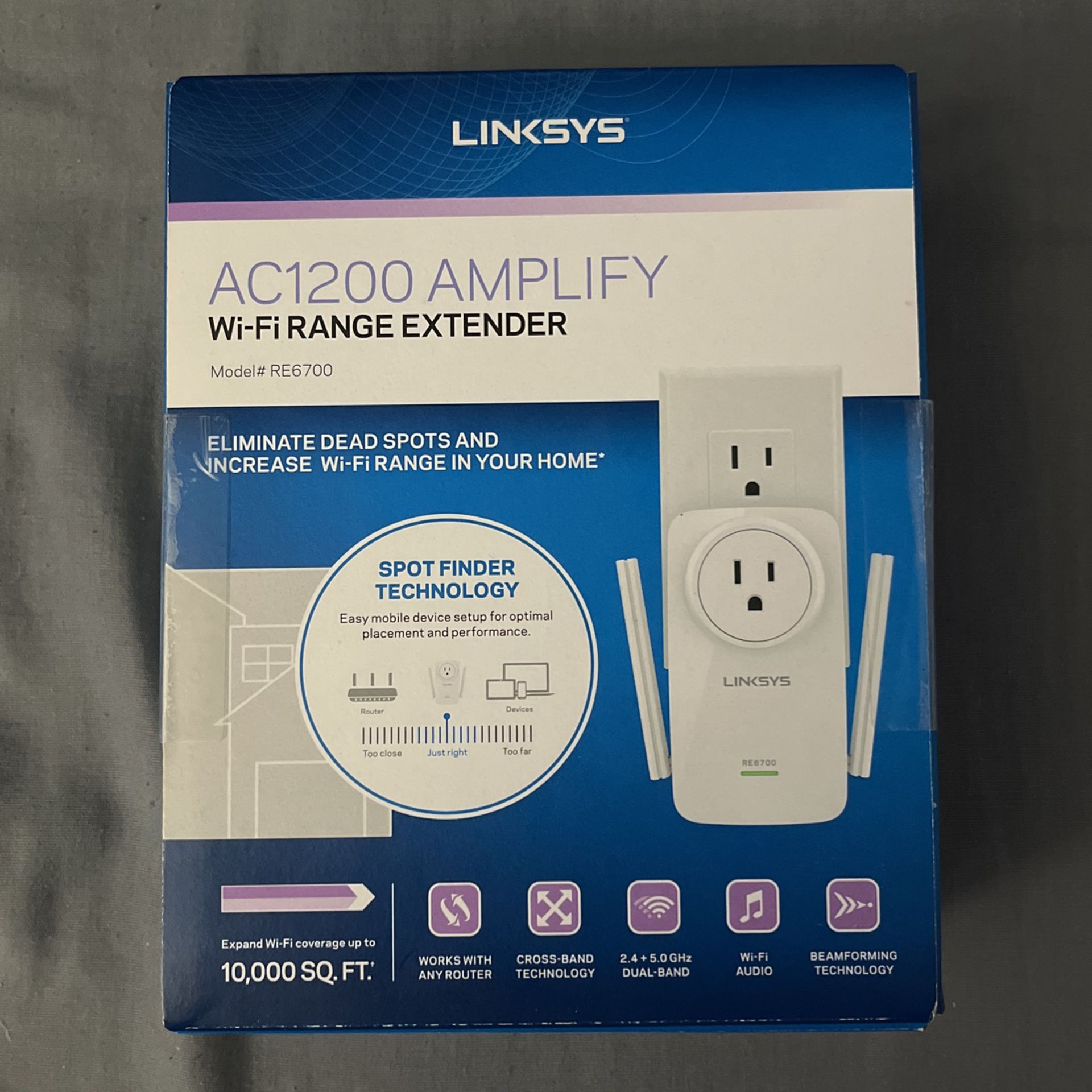 Linley’s RE6700: AC1200 Amplify WiFi Extender