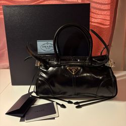 Prada Bonnie Leather Mini Handbag