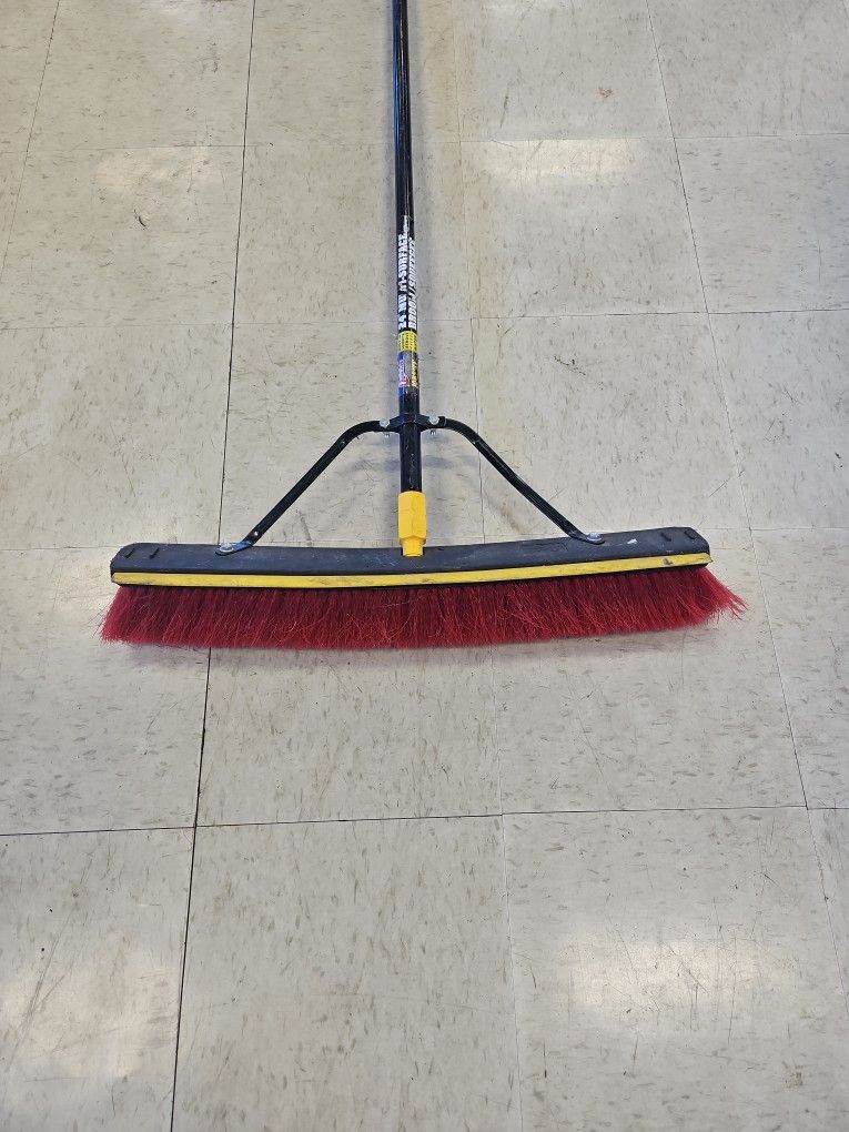 Quickie 24" Multi- Surface 2-in-1 Squeegee Push Broom I-8167