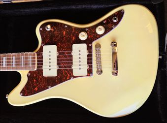 Harley Benton JA60 Jazzmaster Bareknuckle Upgrade & New pots Cream Guitar wHSC