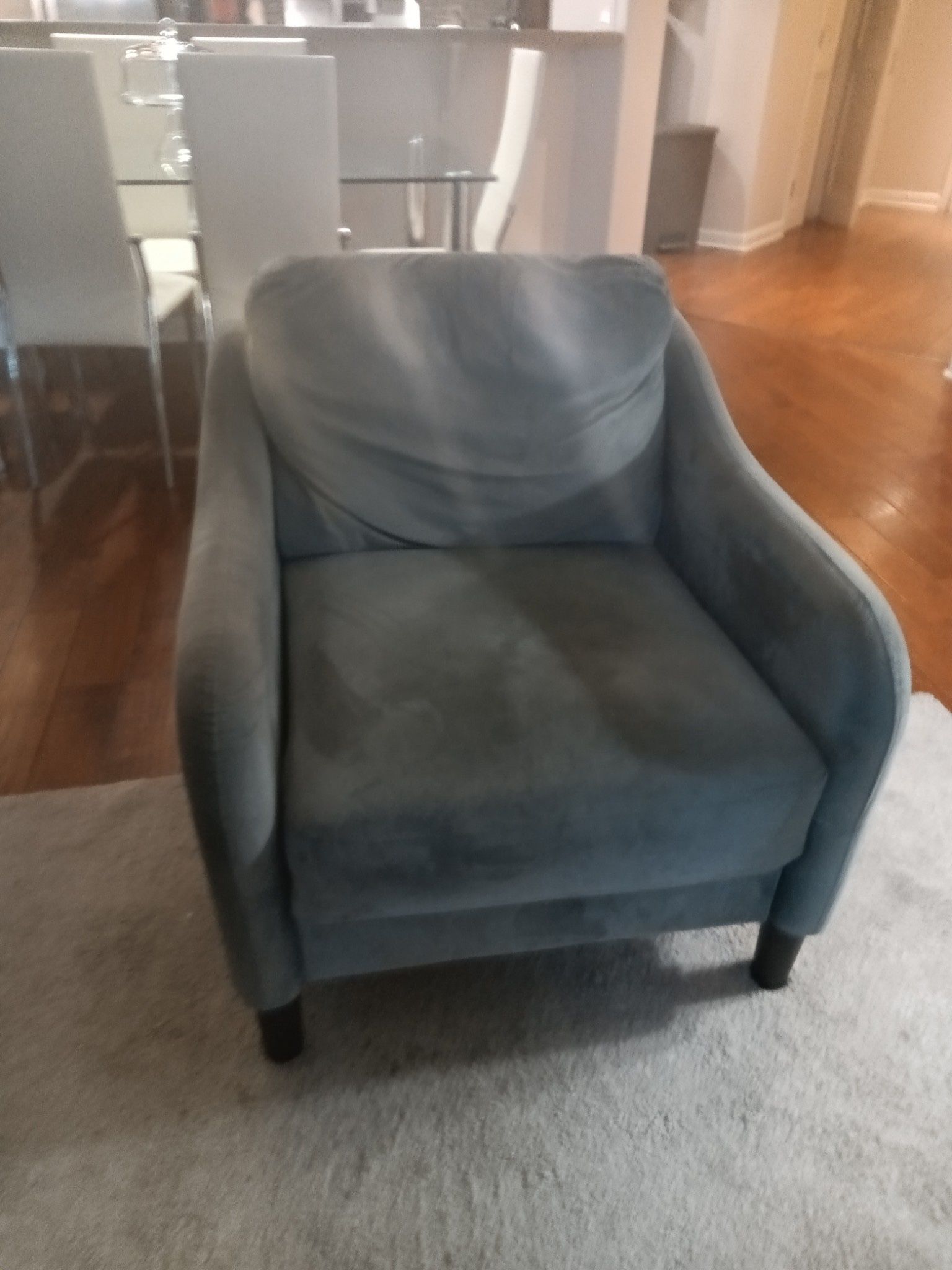 Single Gray Accent Chair! 