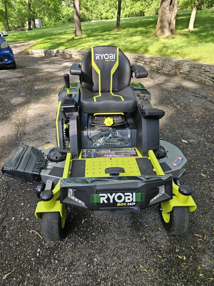 Ryobi 80V 54 inch Zero Turn Electric Riding Mower (2024) Z54Li + Batteries + Charger + Accessories