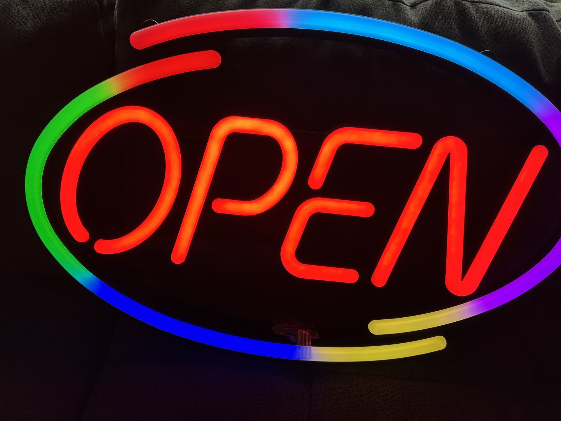 Dynamic Open sign With remote