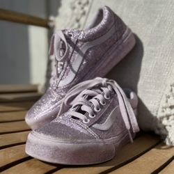 Glitter Purple Vans Old Skool (Women’s 5.5) ✨