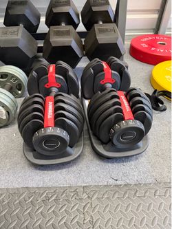 Pair of 52.5lb adjustable dumbbells. New in box 📦