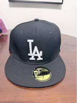 LA NewEra Black Fitted Hat