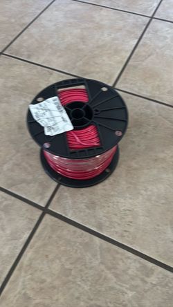 # 12  solid THHN red wire 500 ft rolls
