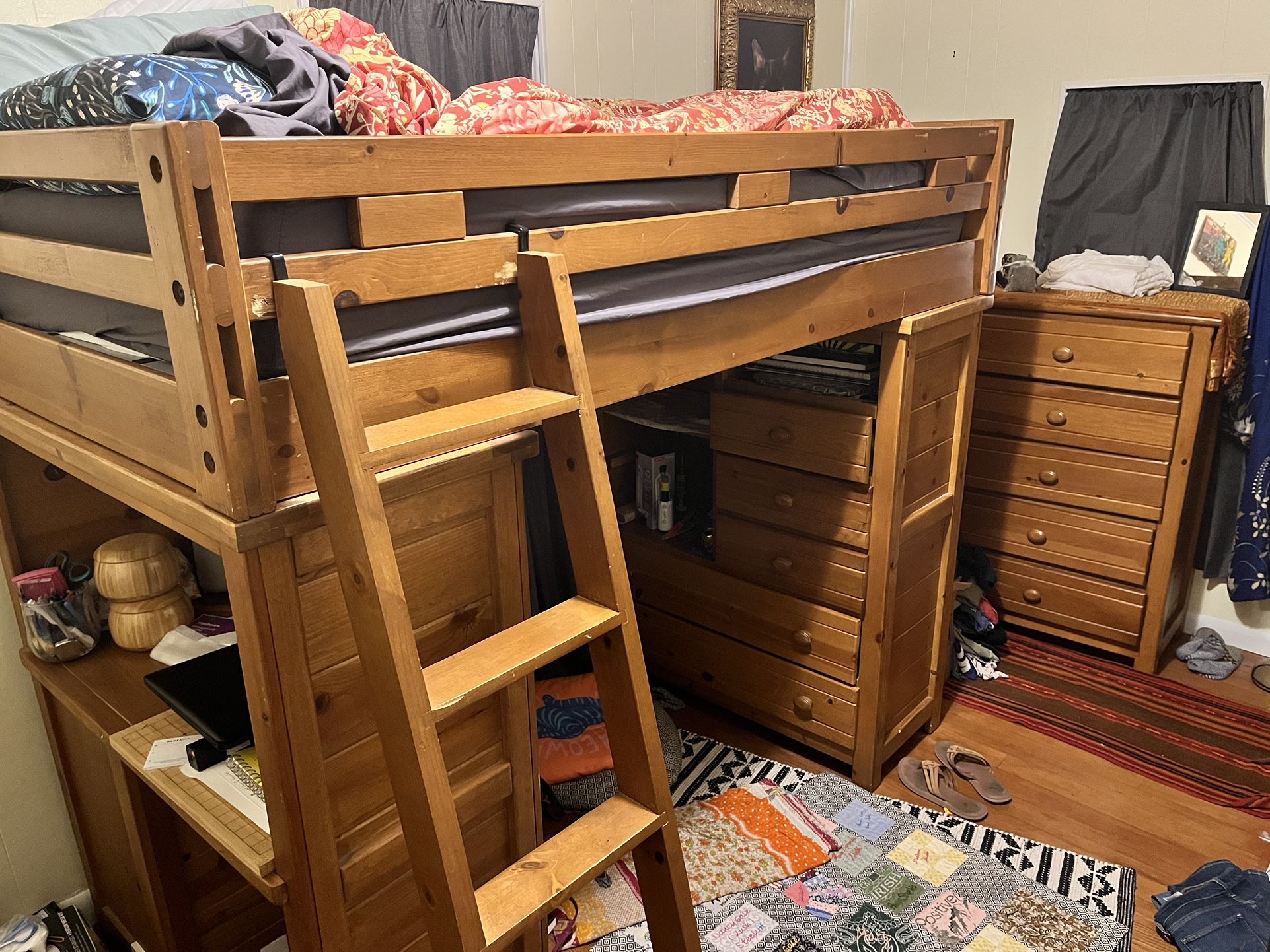 Bunk Bed With Dresser
