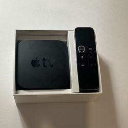 Apple TV 4K HDR - 64GB Black - Pre-owned. Tested And Reset. (All Parts Included)