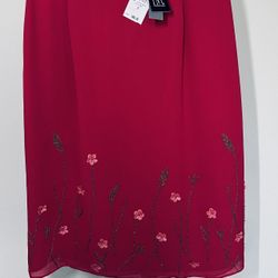 New! INC Floral Pencil Skirt, Size 6