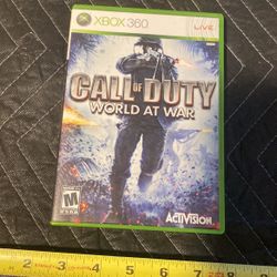Call Of Duty World At War Xbox 360 Video Game 
