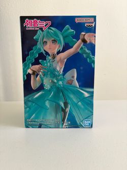 Hatsune Miku Banpresto Evolve Clearluxe Emerald Gem Figure