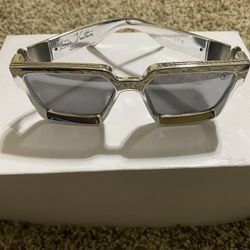 LV Millionaire Sunglasses Metallic Silver