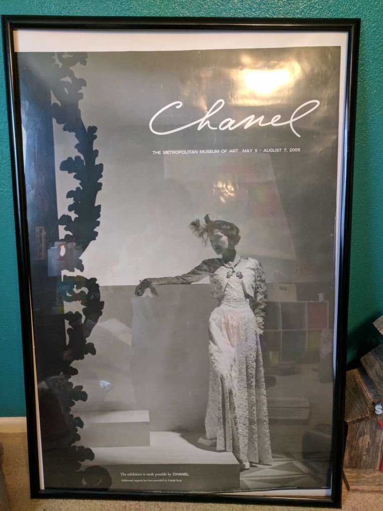 Metropolitan Museum of Art Chanel poster for Sale in San Antonio