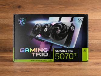 Brand New MSI RTX 5070 Ti Gaming Trio OC 16GB – Sealed