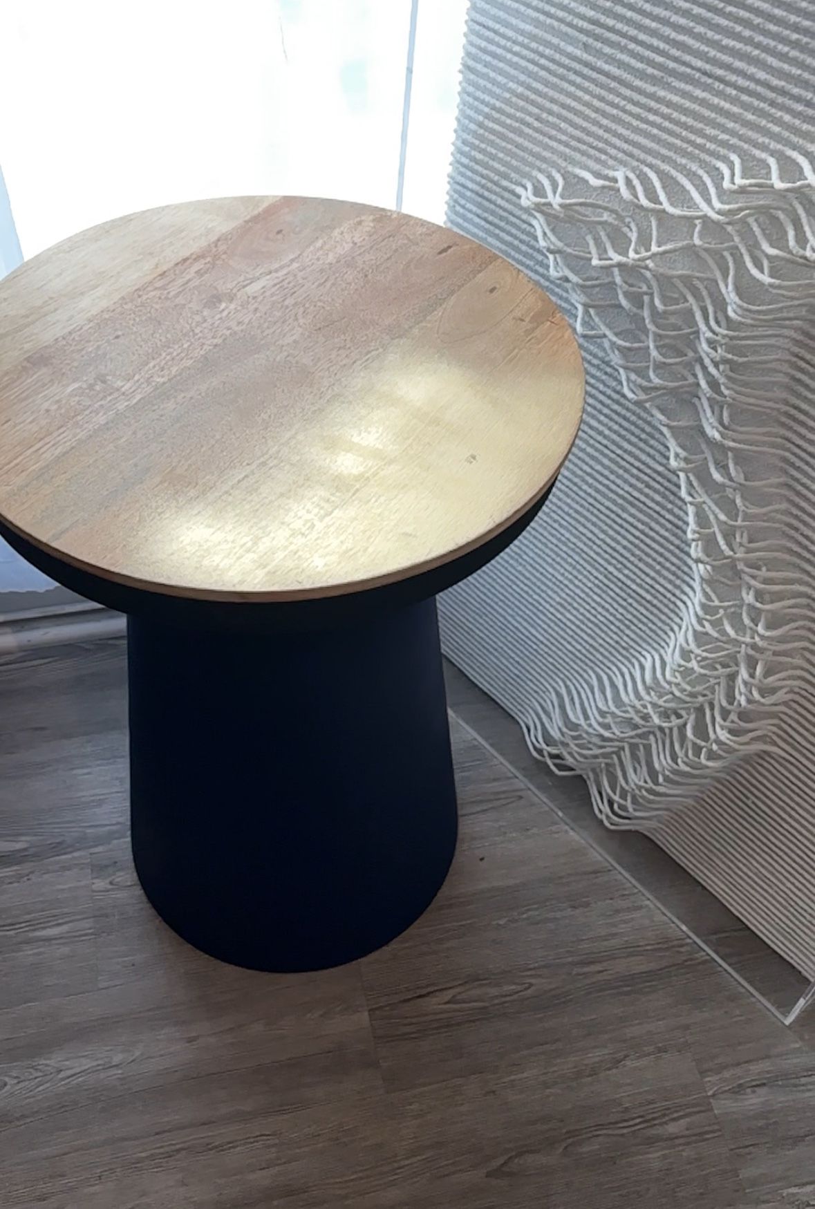 Two Indigo Blue End Tables