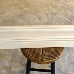 White Crown Molding floating shelf *2 available New condition