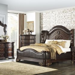 Black Friday Sale, Bedroom Set, Bed, Queen Bed, King Bed, Nightstand, Dresser, Mirror, Home Furniture, Furniture On Sale, Low Prices
