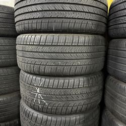 Set Of Tires (4) 225-45-17 Michelin Pilot Sport All Season 4