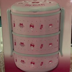 Sanrio Hello Kitty-My Melody 3 Tier Lunch Box 