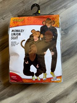 Spirit Monkey Union Suit Adult Medium Halloween Costume