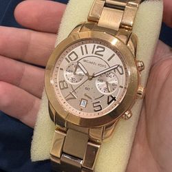 Michael Kors Ladies Watch Rose Gold New