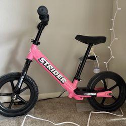 Pink Strider Bike