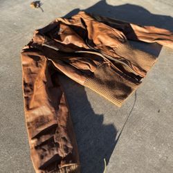 Guess Brown Leather Jacket
