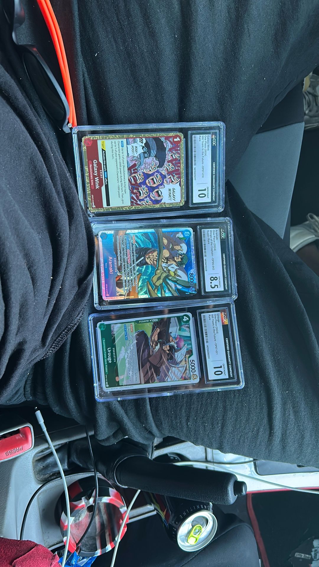 2 CGC Graded One Piece Cards