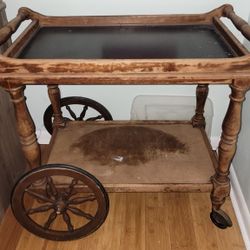 Vintage cushman classics colonial bar cart