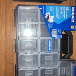 New 10 compartment small part Storage organizer  10 available please read description