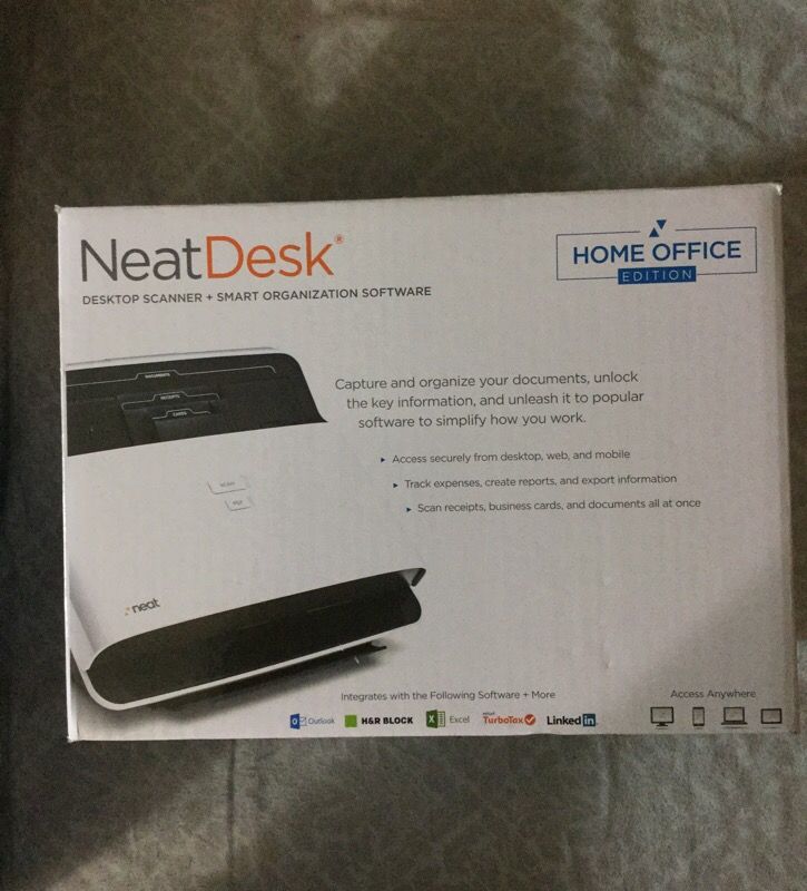 Neat Desk* - DeskTop Scanner, Home Office Edition, OPEN 📦