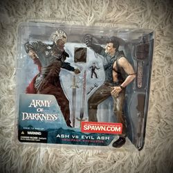 2002 Movie Maniacs Army of Darkness Ash vs. Evil Ash 2-Pack from McFarlane Toys