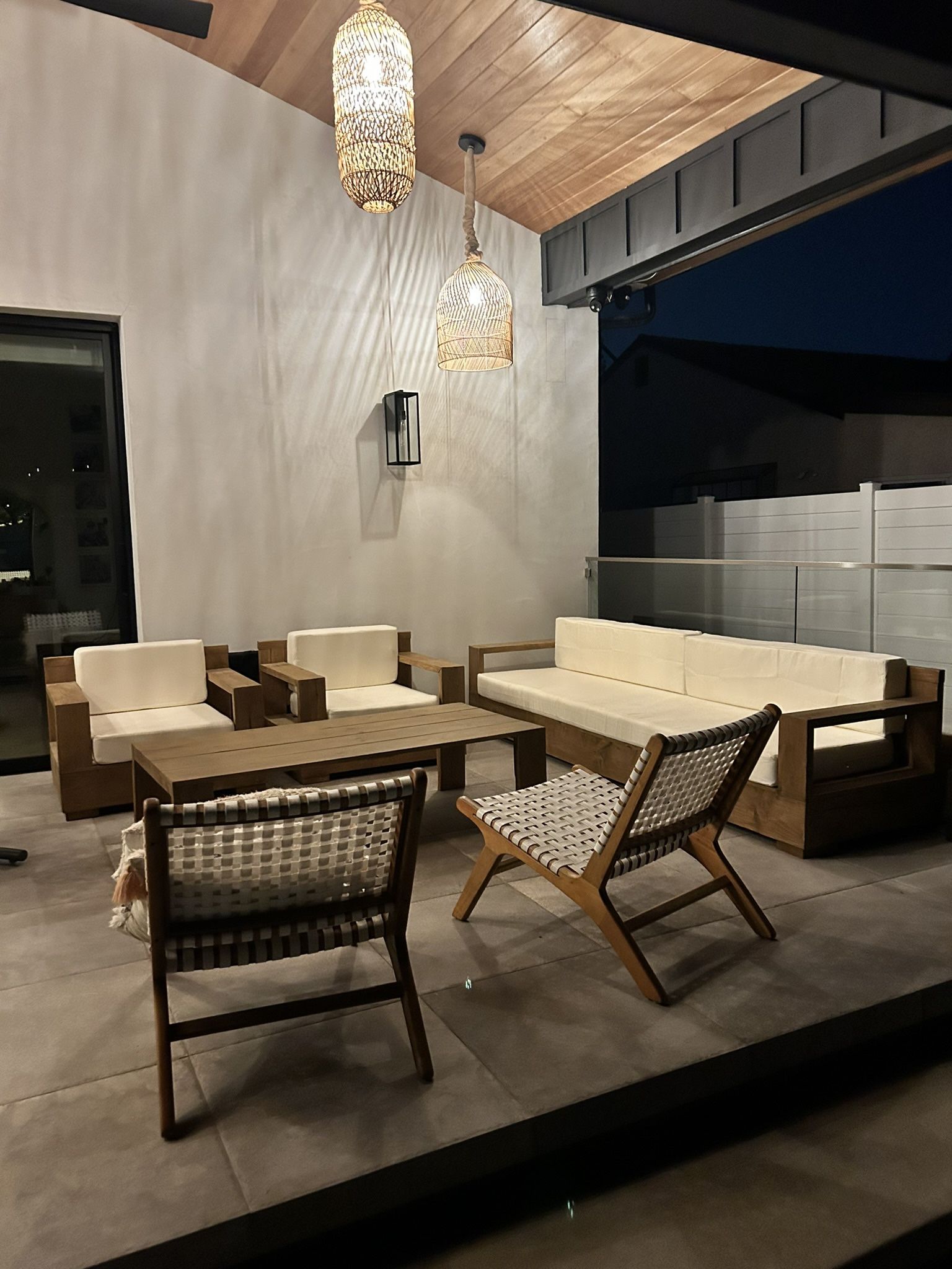 Wood Outdoor Patio Furniture