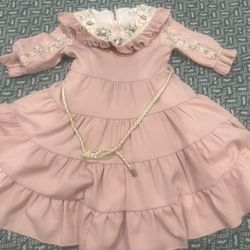 Like New 3t Girl Party Dress Pink 