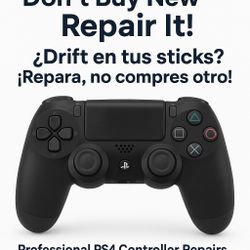 PS4-  PERMANENT STICKS DRIFT  REPAIR- TMR STICKS