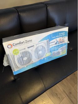 Comfort Zone 9-Inch Twin Window Fan