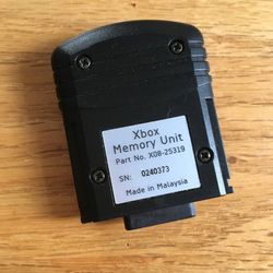 Microsoft OEM Original Xbox Game Memory Unit X08-25319