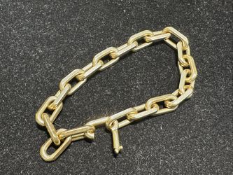 18K 46.4g Bracelet 8” Long Custom Clasp