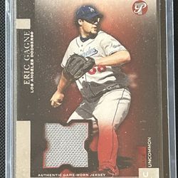 Dodgers Baseball Card Relic 