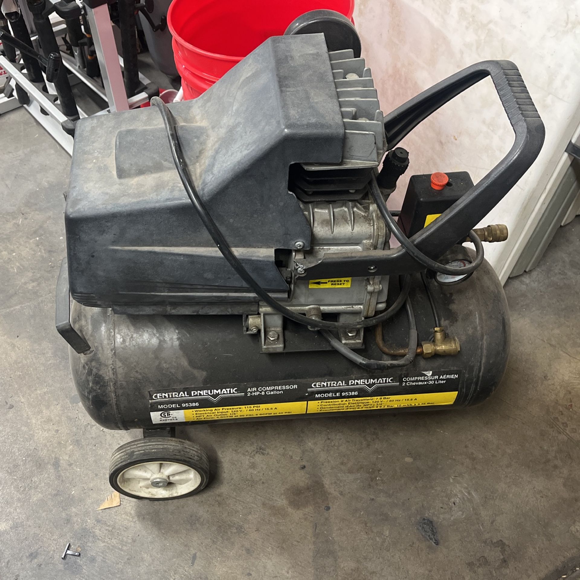 Small 8 Gallon Compressor