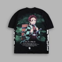 DARC SPORT TANJIRO "SIDE BY SIDE" SERIES PREMIUM TEE IN BLACK