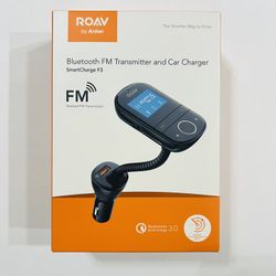 Anker Roav Bluetooth FM Transmitter and Car Charger - BRAND NEW IN BOX (R5132Z11)
